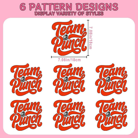 Dope Viral Monkey DTF Transfers Pack For DIY Tees And Shirts 7x7 Ready To Press Heat Transfer Stickers "Team Punch" design