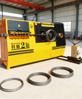 Pro Shop Tested Heavy Duty Cnc Rebar Stirrup Bending Machine with steel rebar coils for construction site use.