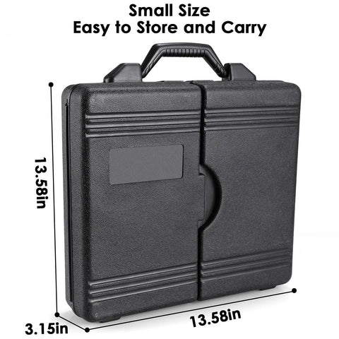 147 Piece Home Tool Set With Storage Box Essential DIY Tools Kit Including Screwdrivers Adjustable Wrench Pliers Knife Bit Driver And Precision Bits For Home Car Dorm And Garage compact black storage case
