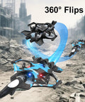 Kid Friendly RC Plane With Built In Controller Screen No Phone Needed Fighter Jet Drone auto hover with 360° flips