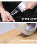 Heavy Duty Clear Packing Tape For Moving And Shipping Extra Sticky OPP Adhesive 2 Inch Wide 2.7 Mil 65 Yards Per Roll Pack Of 6 used on box