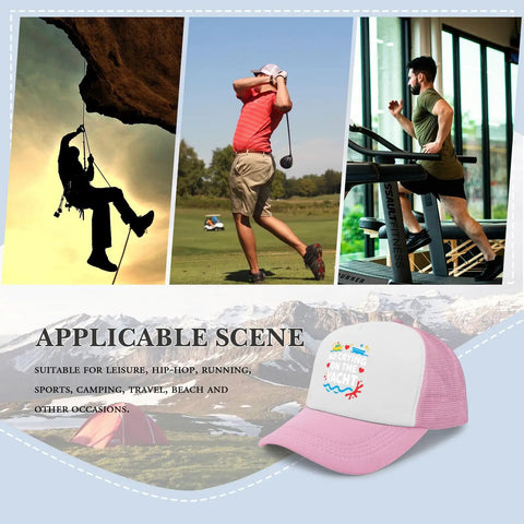 Pink Adjustable Womens Baseball Cap For Everyday Style Colorful Cotton Hat With One Size Fits Most Ready For Beach Or Yacht Vibes Dope Gift For Her Sun Shield with sports background images.