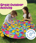 Duck Pond Matching Carnival Game For Kids Kid Friendly Inflatable Pool Play Set With 20 Plastic Ducks Featuring Number Pairs
