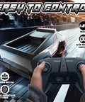 All Terrain RC Police Car Toy One Twenty Two Scale With 2 Point 4 GHz Remote Real Lights Durable ABS Body Off Road Ready