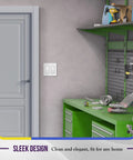 Illuminated Decorator Paddle Light Switch Single Pole No Fuss Push In Or Side Wiring Copper Wire Only Grounding Screw