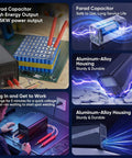 Capacitor Spot Welder For Battery Packs With 10.5kW Farad Welding Power Automatic And Foot Pedal Modes 100 To 240V Beefy Heavy Duty