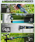 Super Handy Water Flow Meter With Five Percent Accuracy For RVs, Garden Hoses, Pools, Lawn Sprinklers And Nozzle Sprayers measurement modes