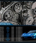 2.4L Timing Chain Kit With Water Pump For 2002-2013 Matrix Camry Vibe RAV4 Solara Highlander tC 2.4L DOHC Gas Engine