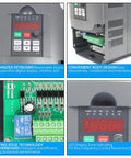 Beefy 4KW 220V VFD Inverter For Spindle Motor CNC Router Engraving Milling Machine Pro Grade 5HP 3 Phase Output 18A close-ups