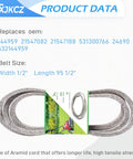 42 Inch Deck Rebuild Kit Fits Craftsman LT1000 LT2000 DYT4000 DLT3000 Husqvarna Poulan Pro Riding Mowers belt replacement shown