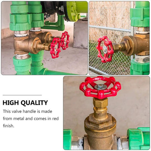96mm Replacement Gate Valve Handwheel Outdoor Faucet 3.8 Inch Round Water Spigot Handle Square 9x9mm Broach Heavy Duty Casting