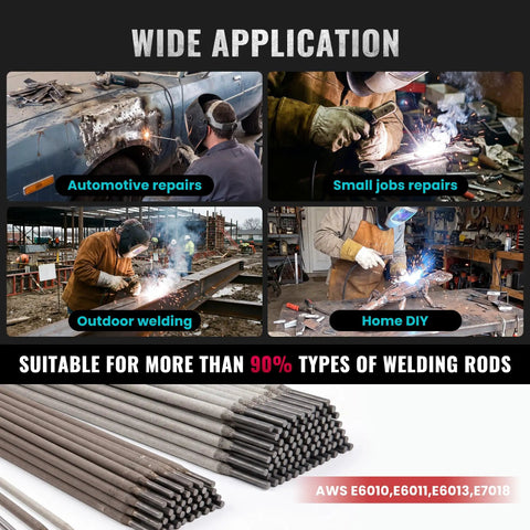 Beefy Stick Welder 200 Amps Wide Application in Automotive, Small Jobs, Outdoor Welding, Home DIY, Suitable for Many Rods
