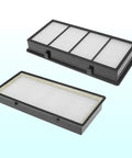 Replacement True HEPA Filter Pack Of 2 For Holmes AER1 HAPF300 HAPF30 And Bionaire Purifiers Allergen Remover, top and bottom view.