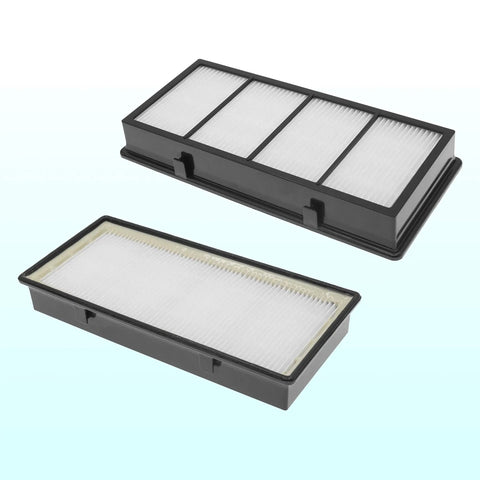 Replacement True HEPA Filter Pack Of 2 For Holmes AER1 HAPF300 HAPF30 And Bionaire Purifiers Allergen Remover, top and bottom view.