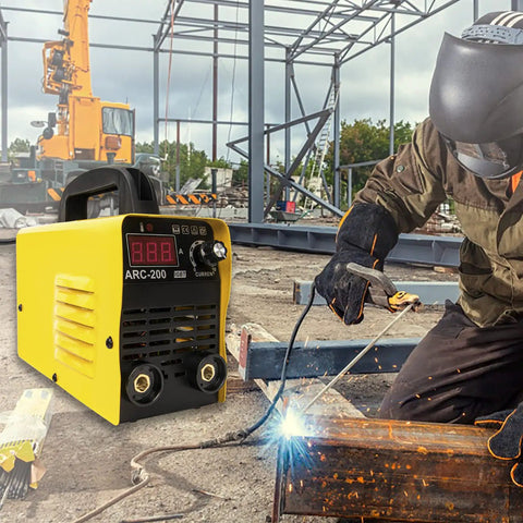 110V Arc Welder For Home Projects Portable Stick Welder With LCD Display And 200 Amp Capacity Beginner Friendly DIY Metal Welder