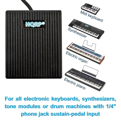 Sustain Pedal For Yamaha Digital Pianos And Keyboards No Hassle Plug And Play FC5 Replacement With One Quarter Inch Jack