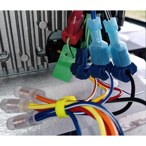 360 Piece T Tap Wire Connectors Self Stripping Quick Splice Electrical Terminals Insulated Male Disconnect Spade Assortment Kit