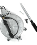 Get This Electric Tortilla Press Maker For Quick Chapati And Roti Prep At Home. Close-up of 8 inch press with insulated handle and cord.
