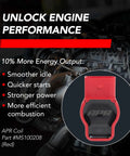 Red Ignition Coil For VW Group PQ35 PQ45 Cars 2004 And Newer Direct Replacement Up To 10 Percent More Energy