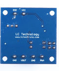 Back view of PWM To Voltage Module Converts PWM To Analog 0 To 10 Volt Signal For PLCs And Industrial Control Panels