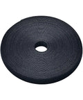 Double-Sided Cable Tie Tape 3/4 Inch Nylon Hook And Loop Wire Management Roll, 25 Yards, shown in a neat circle.