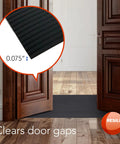 Embossed Wide Rib Waterproof Vinyl Floor Runner Heavy Duty Protector Mat For Indoor Outdoor Use 27 Inch By 6 Foot With Anti Slip Backing To Guard Hardwood Floors Tile Laminate Garage Entryway Kitchen