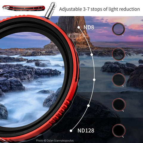 82mm Pro II Multi Coating Circular Polarizer And Variable Neutral Density Filter For DSLR And Mirrorless Cameras