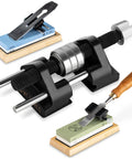 Chisel Sharpening Kit With Pro Grade Precision Honing Guide For One Quarter To Two Inch Chisels And One And Three Eighths...