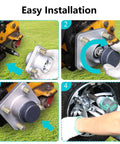 Installation steps for 2 Pack Front Wheel Hub Assembly For Club Car DS And Precedent Golf Carts 2003 And Up