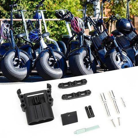 Heavy Duty 160A Wire Connectors Plugs Rated At 150V For Electric Forklifts And Stackers High Current Capacity Male Electrical End Pins and accessories.