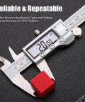 6 Inch Digital Caliper With Stainless Steel Polished Finish, Inch Millimeter And Fraction Readouts, Electronic Vernier Caliper Gauge