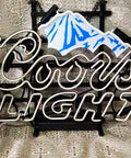 Beer Neon Sign 17x13 Inch Wall Light For Home Bar Garage Man Cave Hangout Decor Multicolor Neon Mood Lighting Coors Light sign