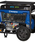 12500 Watt Dual Fuel Portable Generator With Remote Start And Transfer Switch Ready Gas Or Propane Powered, front view