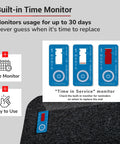 Disposable Urinal Mats With Time Monitor And Non Slip Adhesive For Charcoal Case Of 6 In USA with built-in time monitor