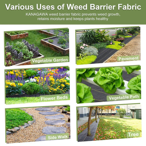 Tough As Nails Heavy Duty 3oz Weed Barrier Fabric 4t By 100ft Woven Landscape Ground Cover With 30 Staples For Driveway Garden Yard And Greenhouse Use Durable Polypropylene Material