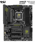 Top view of Beast AM5 Gaming Motherboard With WiFi 7 And 5G LAN DDR5 Boost To 8400 MTs PCIe 5 X16 M2 Gen5 ATX Form Factor