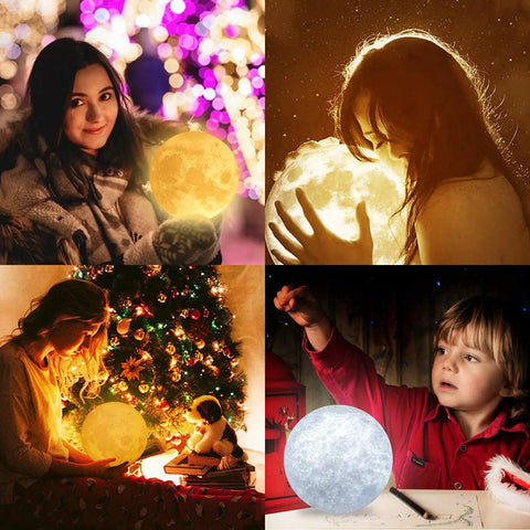 Engraved 3D Moon Lamp With RGB Lights To My Wife Dope Gift From Husband 5.9 Inch Moon Light For Wife Birthday Anniversary Christmas Mothers Day Home Decor