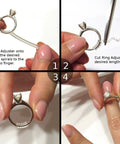 Invisible Silicone Ring Sizers Kit With Three Universal Sizes For Quick Resize In Under 30 Seconds No Fuss Easy Reusable