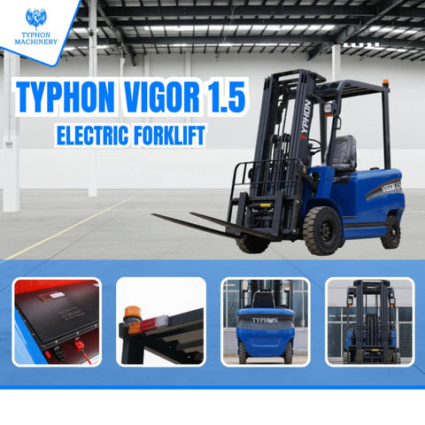 Heavy Duty Electric Forklift With 1.5 Ton Capacity, Blue Hi Lo Lifter And Industrial Lift Truck, Smooth Operator For Warehouses, Built Different To Handle Double Loads Without Breaking A Sweat