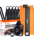 Contour Gauge Tool Must Have Pro Grade Adjustable Lock with accessories, boxed, for shape duplication projects.
