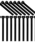 50 Pieces M5x50mm Hex Socket Screws Steel Bolts With Black Oxide Finish Beefy Heavy Duty Machine Mounting Screws For Automotive And Furniture
