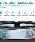 Cat 8 Ethernet Cable Ultra Fast Shielded 26AWG For Gaming Rigs Indoor Outdoor 40Gbps 2000MHz Gold Plated RJ45 Weatherproof LAN Cable For PC PS5 Xbox Modem Router showcasing durability features.