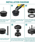 Waterproof Round Marine Cable Gland Pass Through Seal For Boat Wiring No Fuss Install With Rubber Seal Fits Cables Up To 1.08 In And Connectors Up To 1.34 In Aluminum Alloy Marine Grade installation diagram