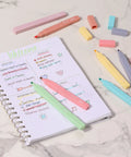 No Bleed Highlighter Set In 8 Pack Candy Colors With Chisel Tips For Journaling And Note Taking Fast Dry Highlighting