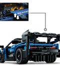 Rear view of Build And Display A McLaren Senna GTR Toy Car Kit Ultra Detailed 1 To 14 Scale Model For Builders And Car Fans