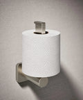 Parallel Vertical Toilet Tissue Holder Wall Mount Modern Bathroom Accessory For Easy Roll Change Durable Metal Finish