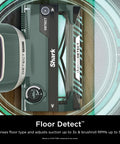 Detect Pro Lift Away ADV Bagless Upright Vacuum With DuoClean Detect And HEPA Filter showing floor detection feature on hardwood