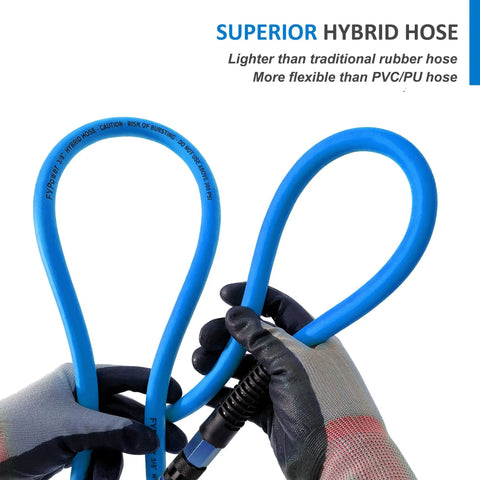 Heavy Duty Hybrid Air Compressor Hose Delivers Sweet Smooth Airflow And Rock Solid 300 Psi Pressure In A Hella Durable Kink Resistant Design.