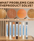 7 Pcs Wood Filler Sticks Set For Quick Repair Of Scratches Cracks And Holes On Furniture Floors And Cabinets display