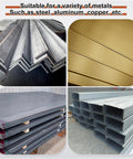Sheet metal profiles of steel, aluminum, and copper suitable for Hydraulic Hole Punch Die Set 10mm Round Hole for CH70 Electric Punching Machine 40Cr Steel Heavy Duty Punch Kit for Metal Fabrication and DIY Projects Pro Grade.